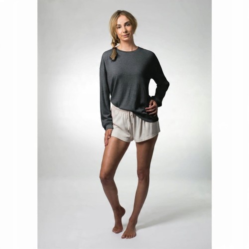 Damski sweter rekreacyjny/wellness szary M spirit