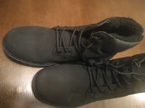 buty zimowe trapery czarne 40