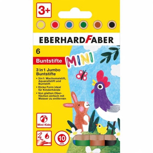 Kredki ołówkowe Eberhard Faber 6 szt.