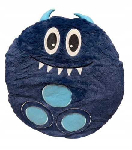 Poduszka do przytulania Monster granatowa 45 x 45 cm