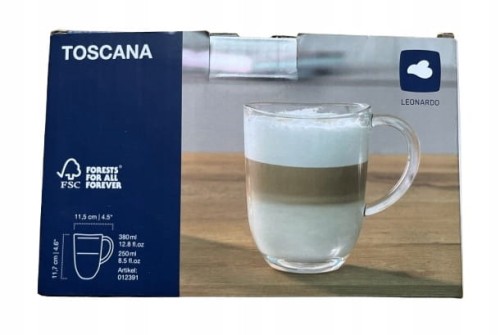 Leonardo Latte Macchiato Szklanki 380 ml Leonardo 2 szt