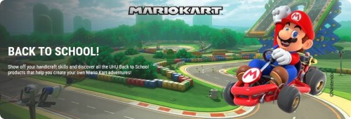 Klej w sztyfcie UHU MARIOKART, 21 g + 2 x 8,2 g, blister
