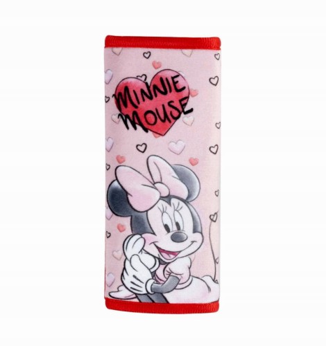 Myszka Minnie nakładka na pas samochodowy TATAway różowa