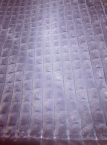 Koc Dekor narzuta fioletowy Tłoczony kostka 200 cm x 150 cm
