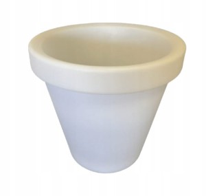 Doniczka podświetlana LED okrągła Livarnolux 32 cm
