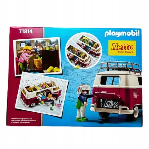 Klocki Volkswagen T1 Camping Bus - Winteredition PLAYMOBIL 71814 / 129 /