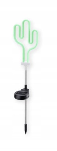 Kaktus solarny neon lampki ogrodowe Led 70 cm