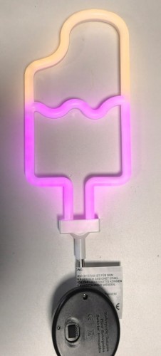 Lód solarny neon lampki ogrodowe LED 70 cm