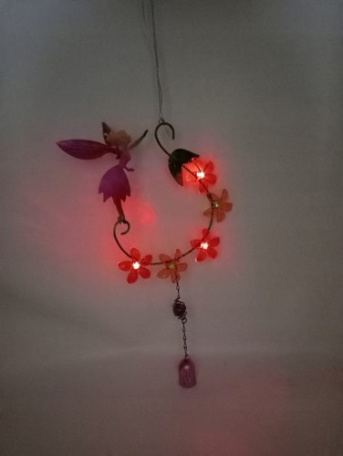 Dzwonek wietrzny LED solarny Living&Garden Wróżka
