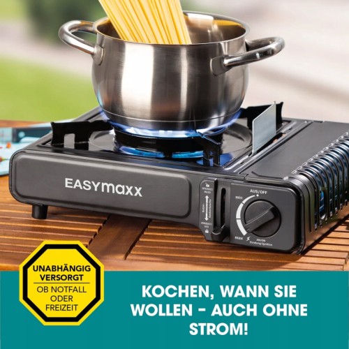 Przenośna kuchenka gazowa 2100W - Czarna Easymaxx 12126