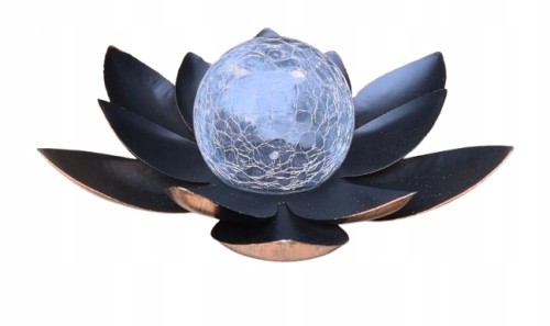 Lampa solarna Kwiat lotosu średnica 28 cm