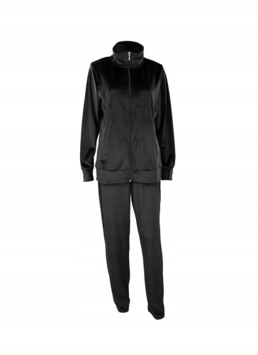 Damski dres welurowy czarny XXL 52/54 Distra