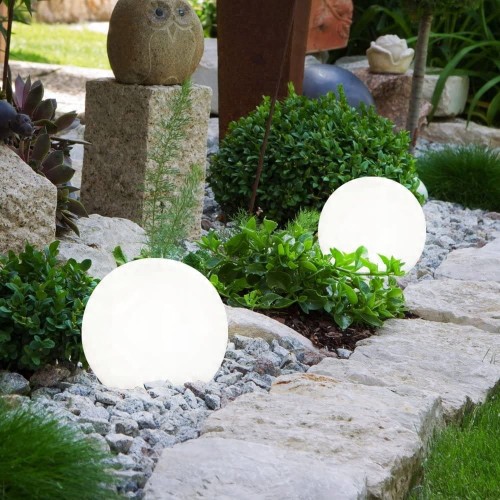 Lampki solarne kule Led 5szt lampa zestaw do ogrodu BIAŁE RGB Casa Deco