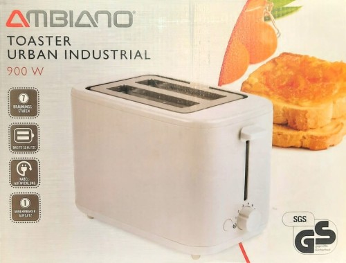 Toster AMBIANO 22925AO-W biały 900 W