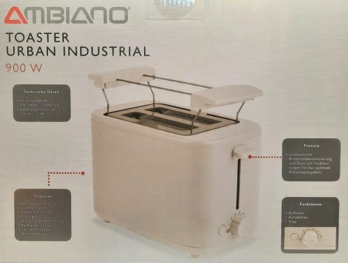 Toster AMBIANO 22925AO-W biały 900 W