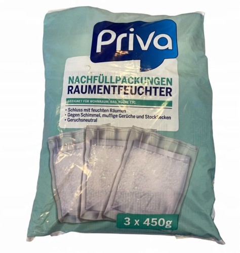 Pochłaniacz wilgoci - wkłady osuszacz Priva 3x450G