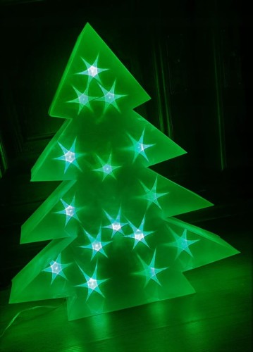 Choinka LED stojąca 40 cm zielona Lightzone