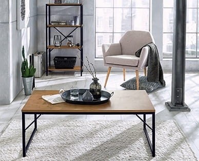 Ława stolik industrialna Living Style 110x40x55 cm