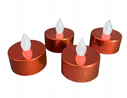 Podgrzewacze Led tealights4 sztuki czerwone