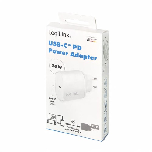 Ładowarka USB LogiLink PA0261 typ C