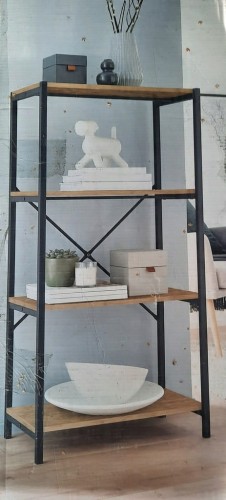 Półka regal industrialny 60 x 120 x 32 cm Living style