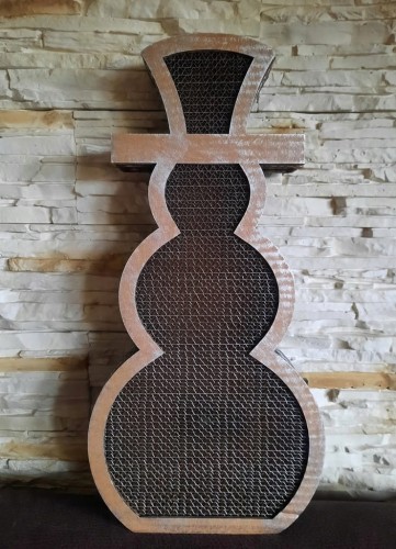 Dekoracja świąteczna Bałwan 10 diod 21,5 x 6 x 45 cm